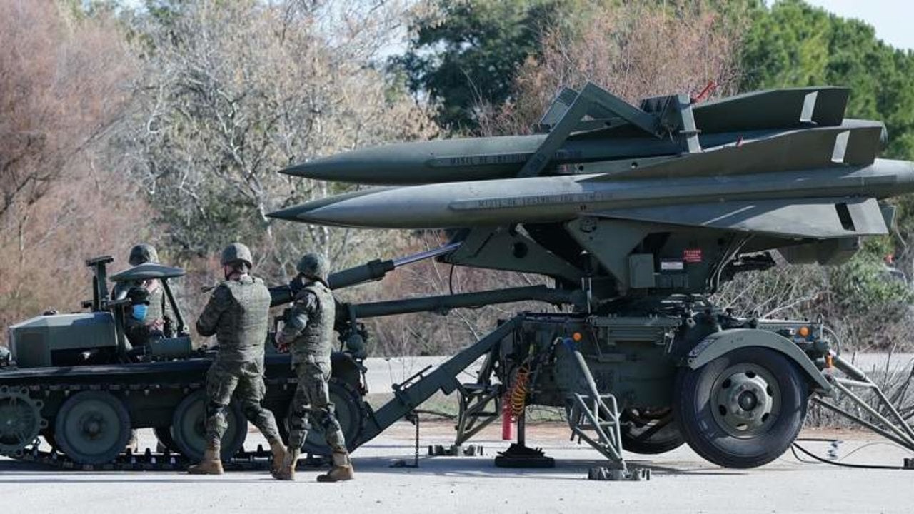 Batería de misiles Hawk del Ejército de Tierra (Foto: Ejército de Tierra).