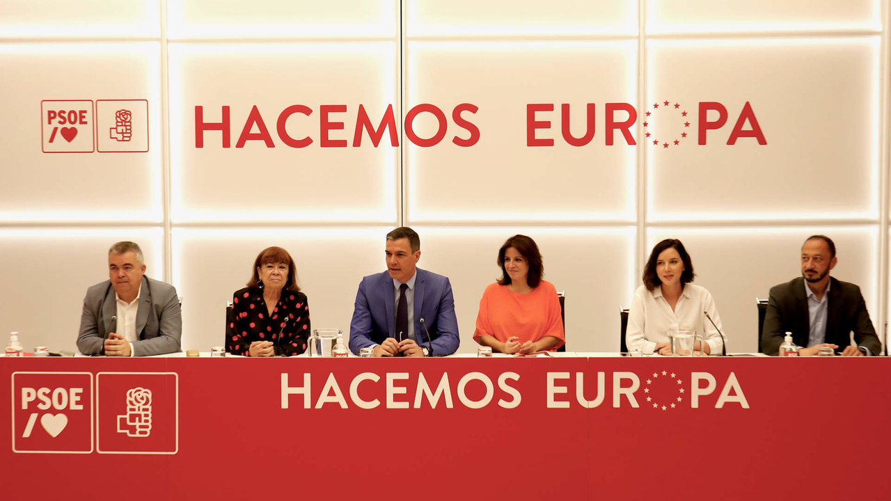 Reunión de la Comisión Ejecutiva Federal del PSOE en una imagen de archivo.
