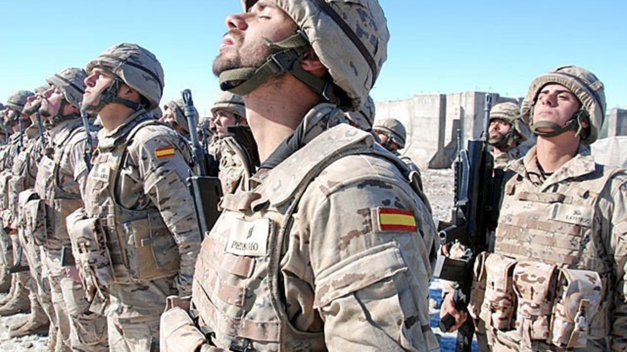 Militares españoles en Afganistán.