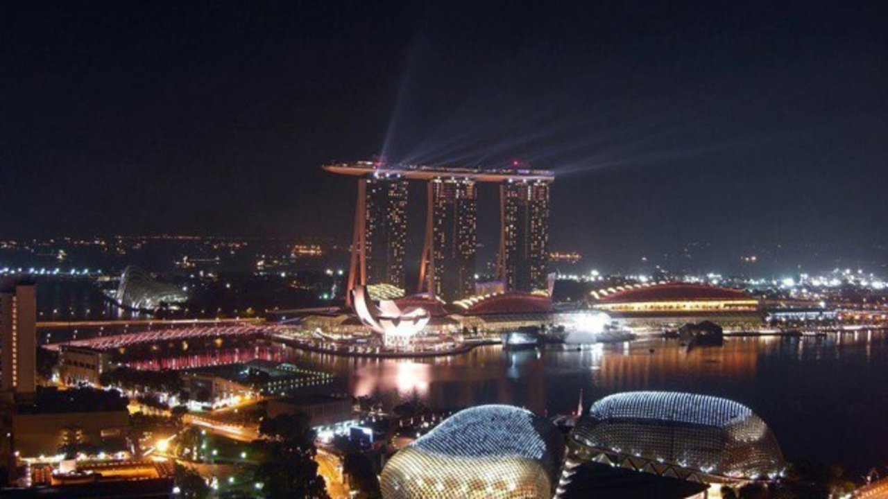 Complejo Marina Bay Sands de Singapur.
