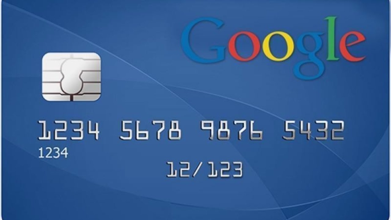 Una tarjeta de débito de Google.