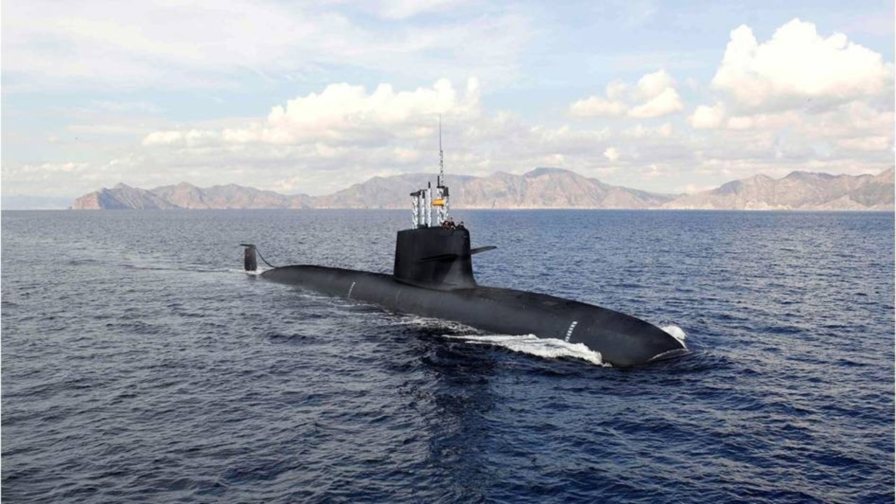 Prototipo del submarino S-80 de la Armada.