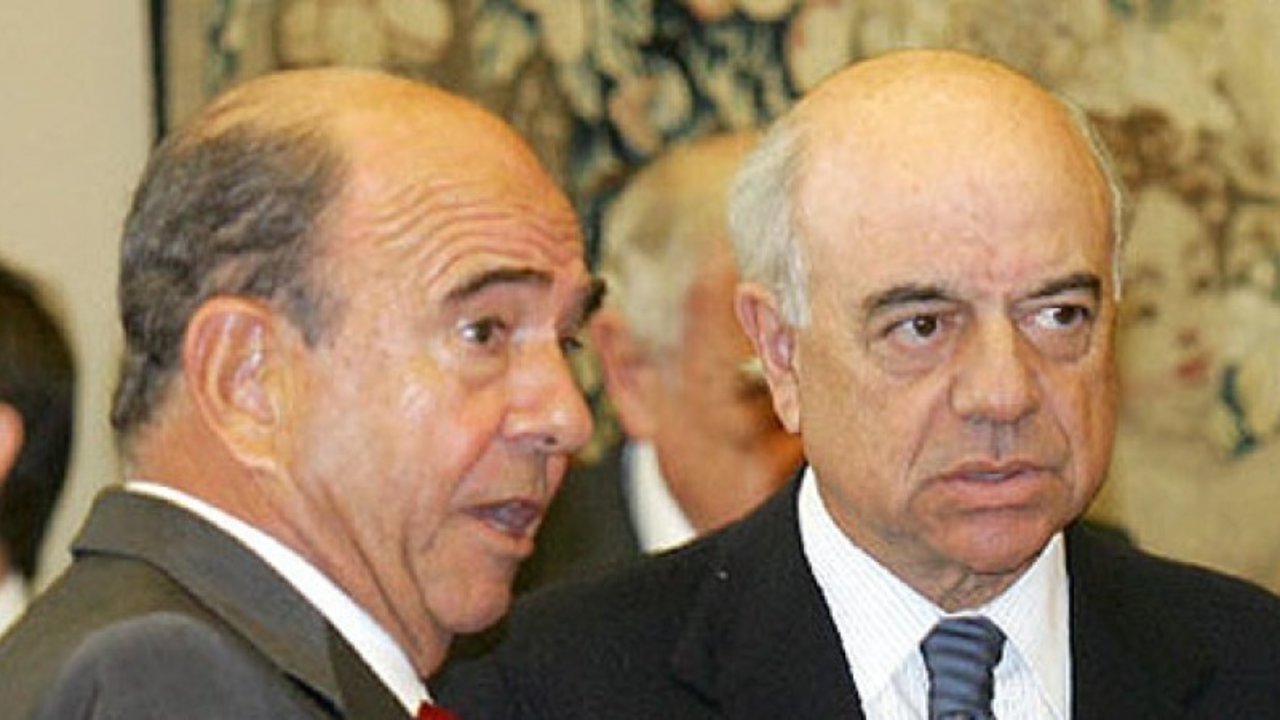 Emilio Botín (Banco Santander) y Francisco González (BBVA).