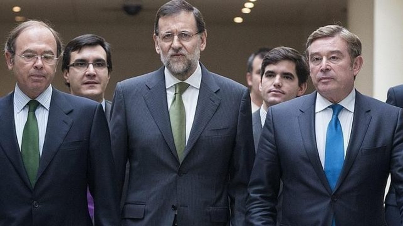 Pío García Escudero junto a Mariano Rajoy.