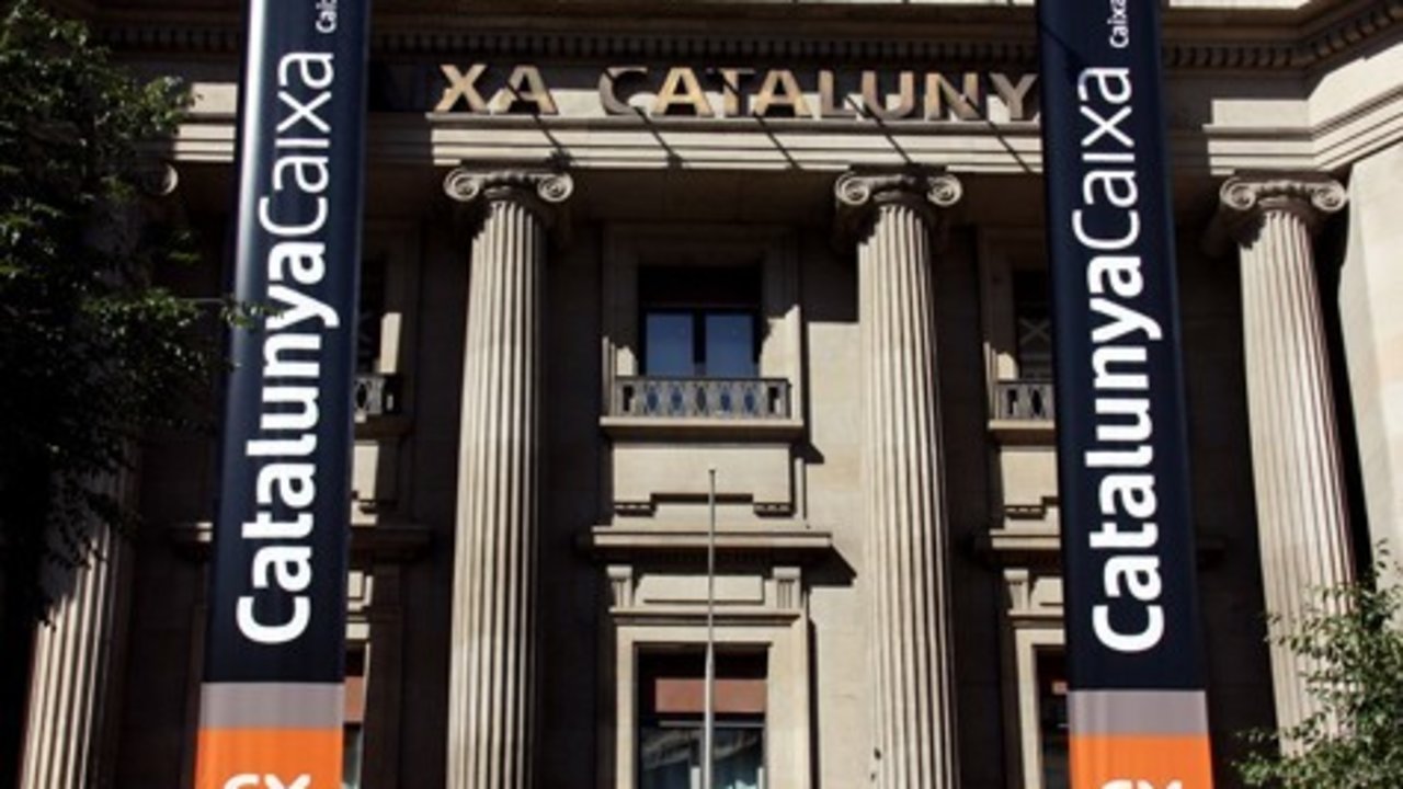 Sede central de Catalunya Caixa en Barcelona.