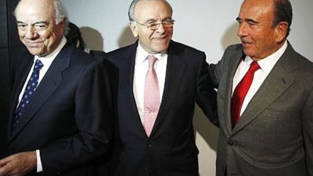 Isidro Fainé (Caixabank) y Emilio Botín (Banco Santander), principales accionistas de la Sareb.