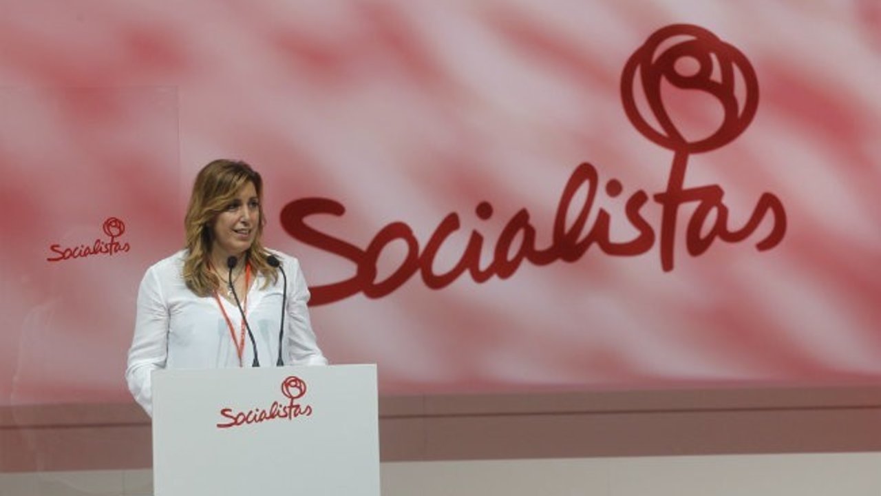 Susana Díaz en la Conferencia Política del PSOE.