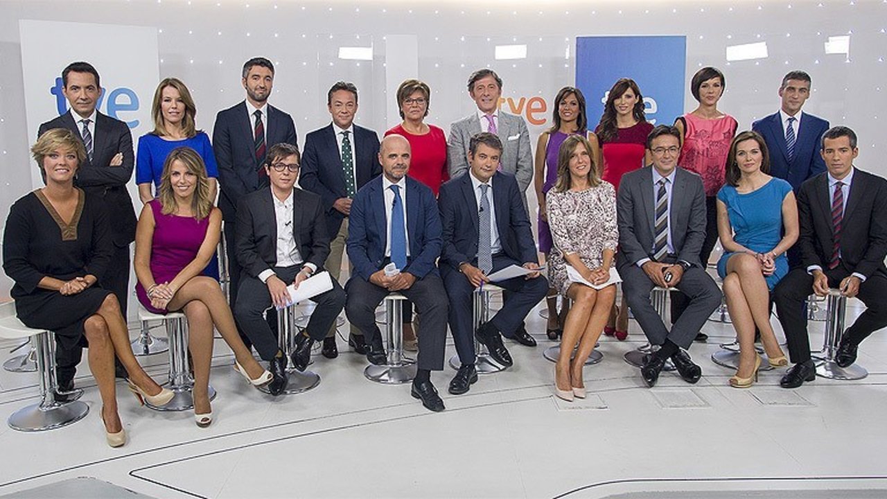 Presentadores de los Telediarios de TVE.