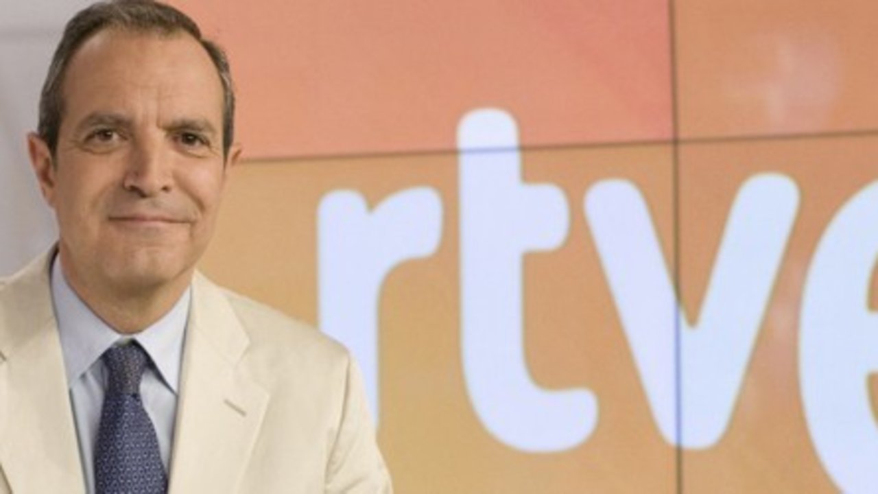 Luis Fernández durante su etapa en RTVE.