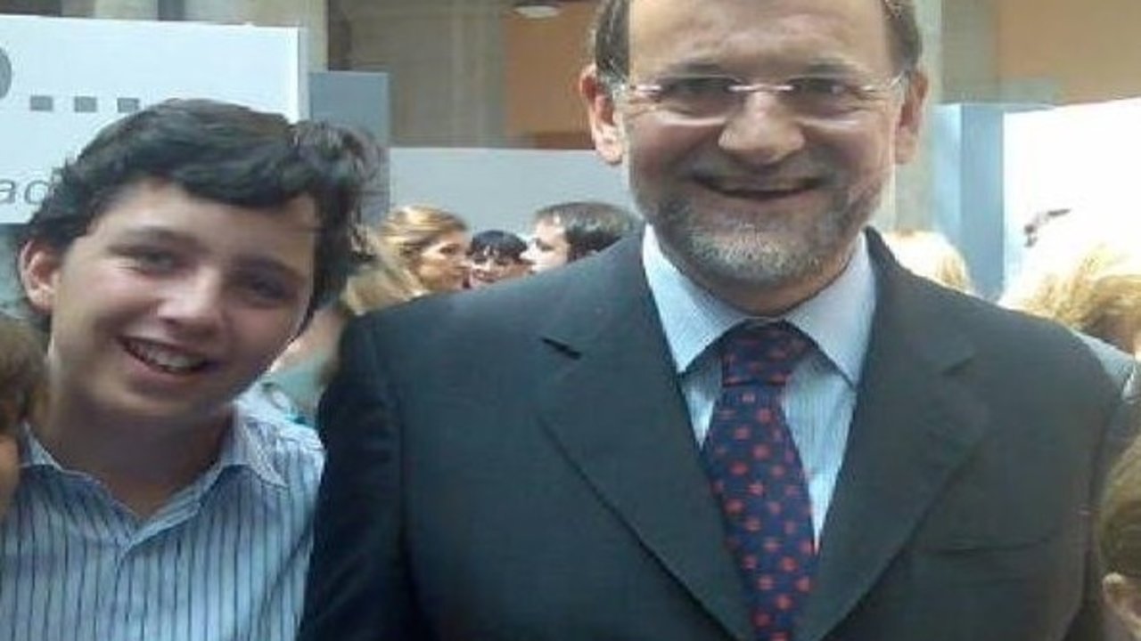 El pequeño Nicolás y Mariano Rajoy.