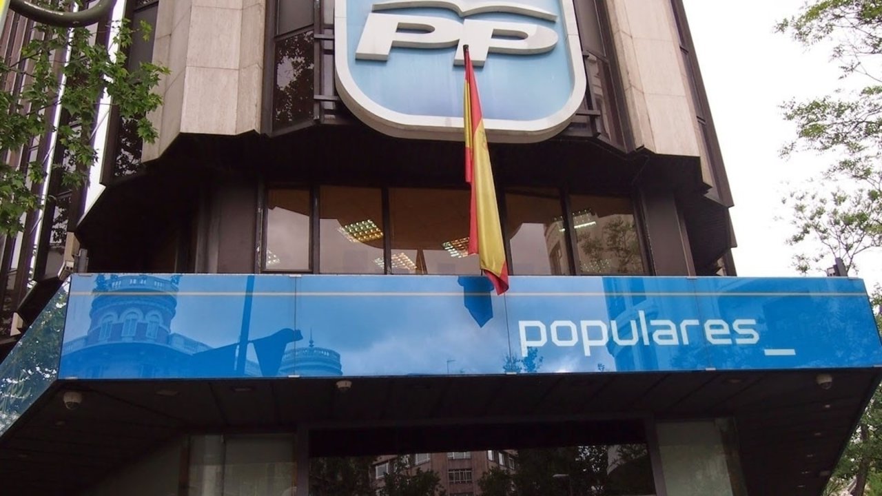 Sede del PP en la calle Génova.