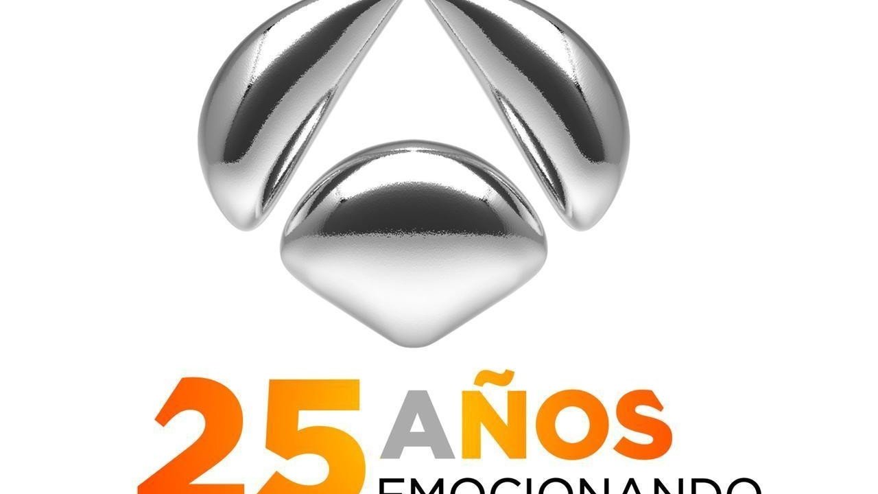 Logo XXV aniversario de Antena 3.