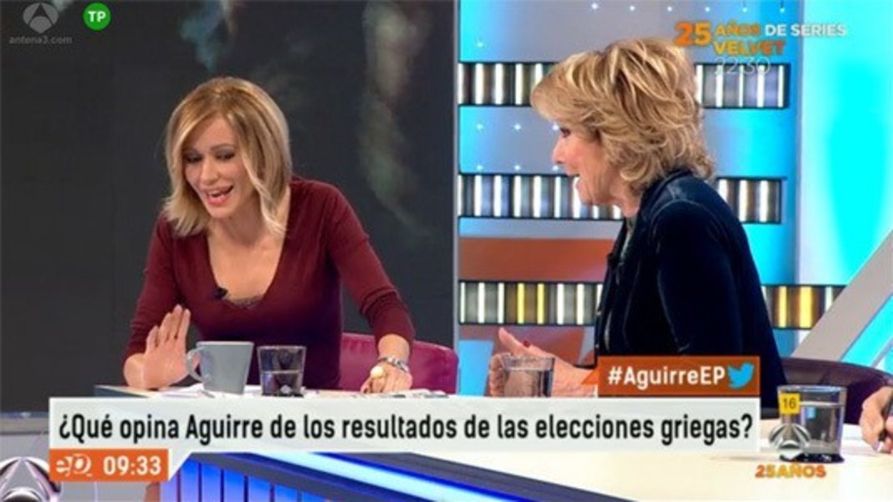 Esperanza Aguirre en 'Espejo Público'.