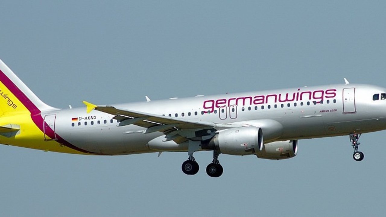 Airbus A320 de la compañía Germanwings.