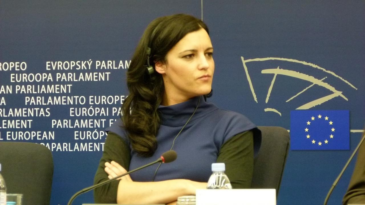 La eurodiputada Marisa Matías, a quien vinculan con Pablo Iglesias.