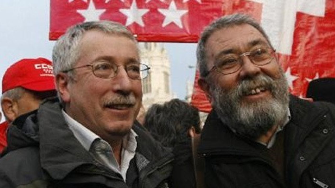 Ignacio Fernández Toxo y Cándido Méndez.