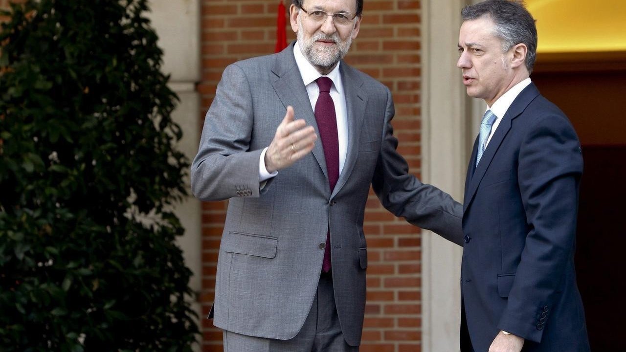 Mariano Rajoy e Iñigo Urkullu.