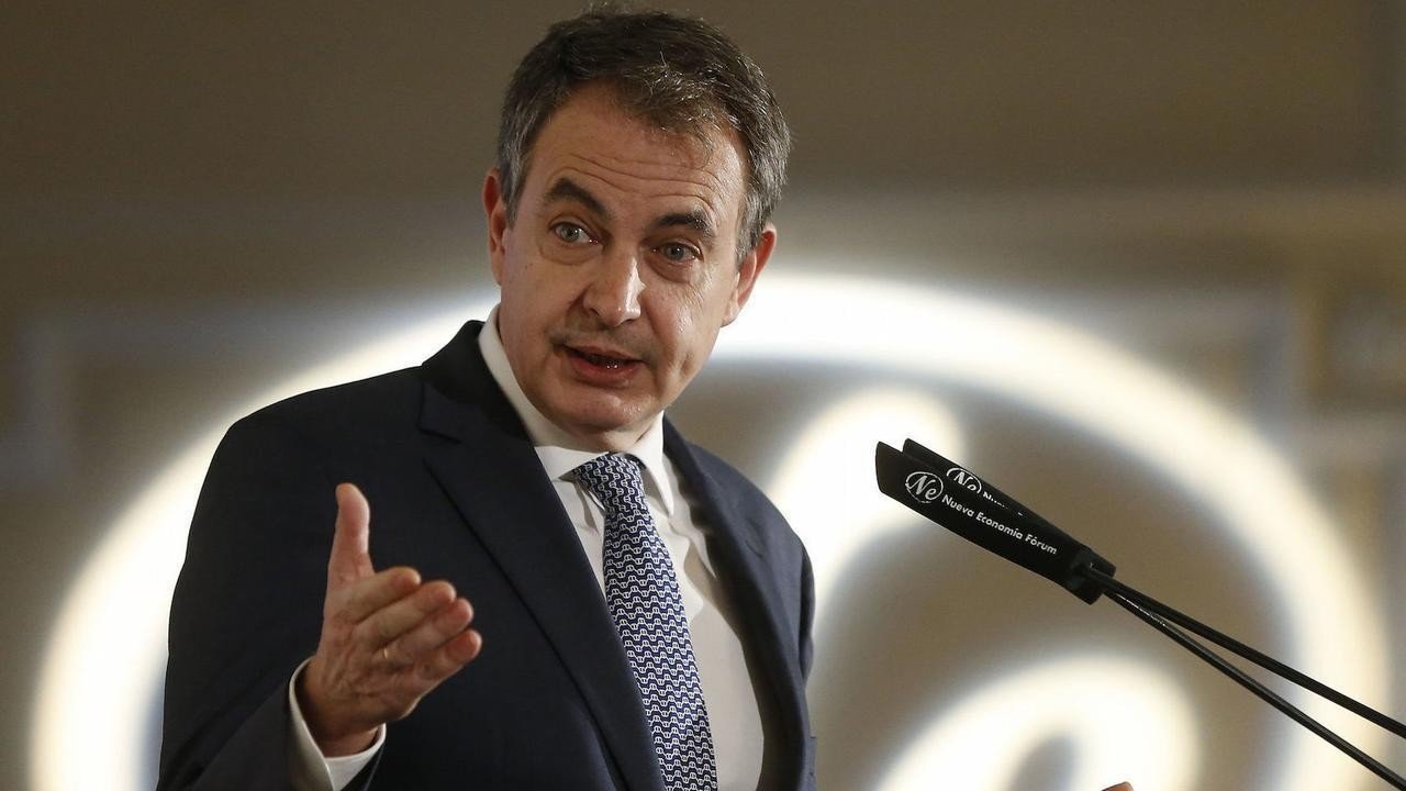 José Luis Rodríguez Zapatero en el Fórum Europa (Foto: Juan Carlos Hidalgo).
