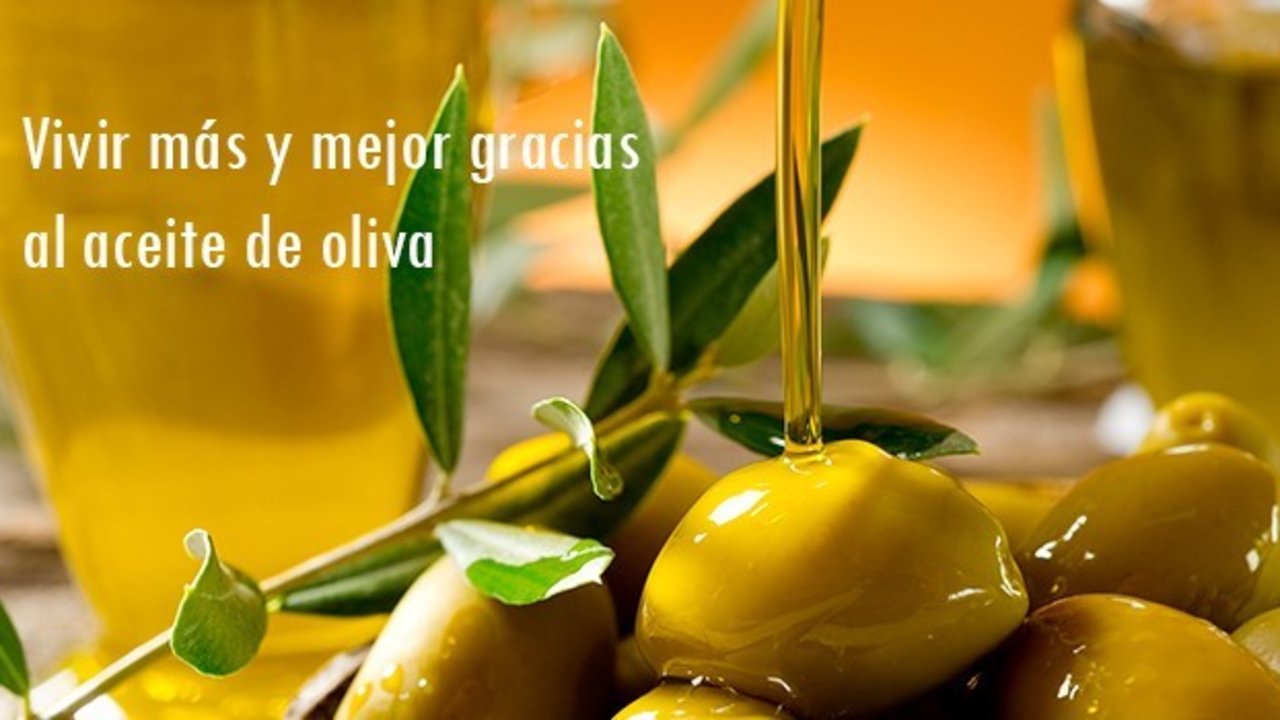 Vivir más y mejor gracias al aceite de oliva.
