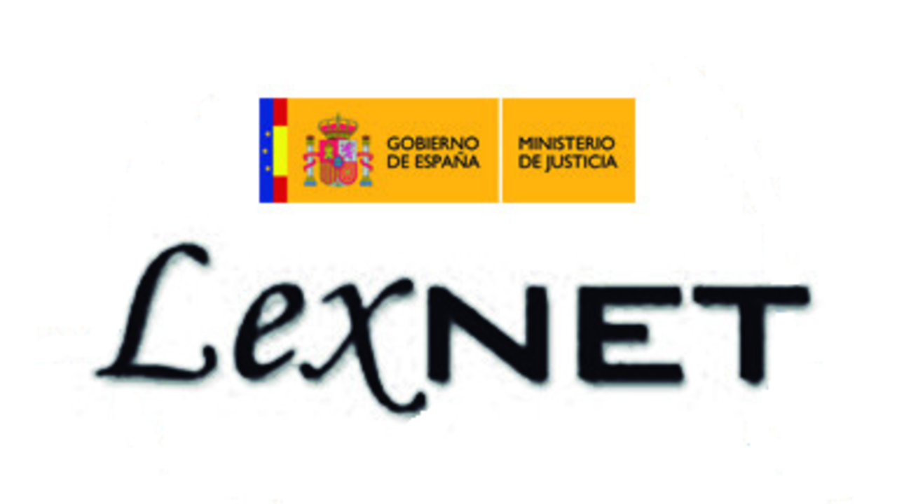 Logo de la plataforma digital Lexnet.