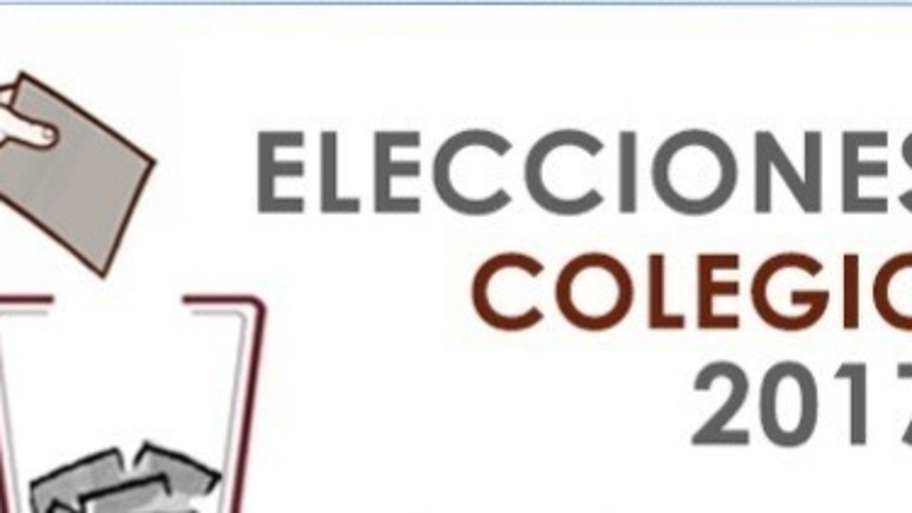 Cartel de las elecciones al Colegio de Abogados de Madrid.