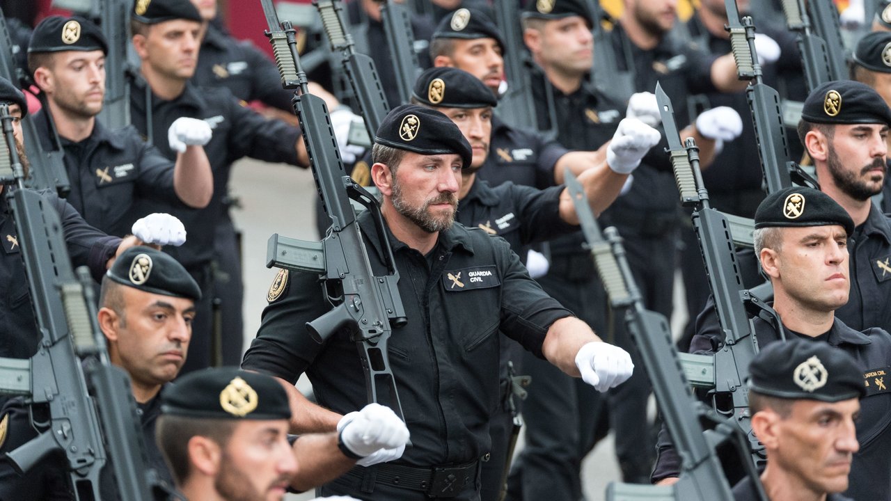 La Guardia Civil en el desfile 12 octubre 2018. Álvaro García Fuentes (@alvarogafu)