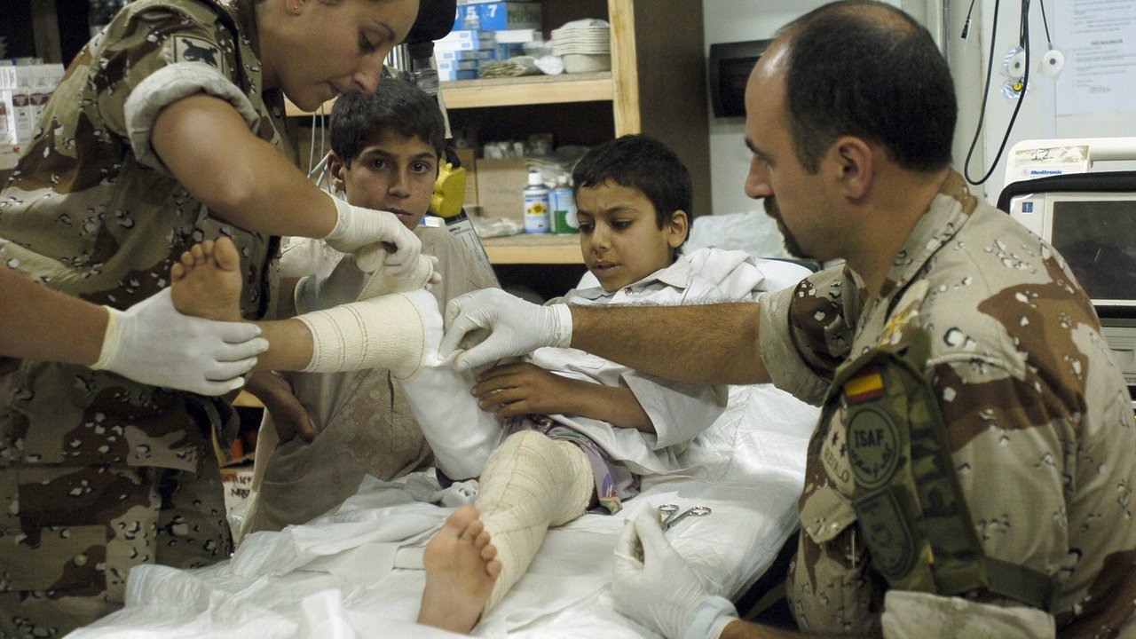 Médicos militares (Foto: Ministerio de Defensa).