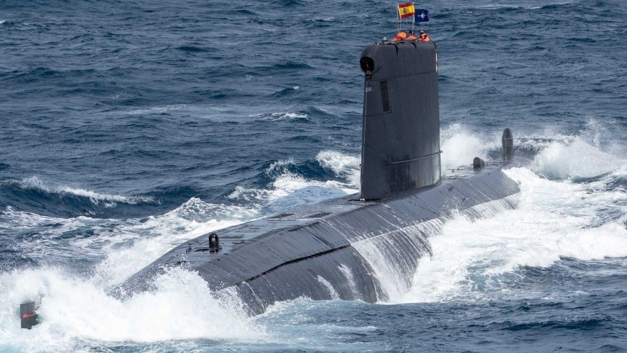 El submarino Tramontana, desplegado en 2019 en la operación ‘Sea Guardian’ de la OTAN.
