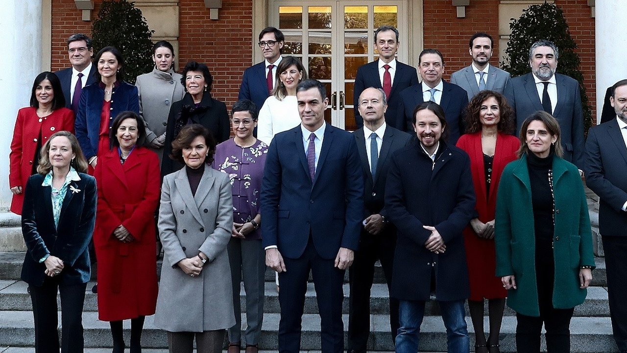 Primer Consejo de Ministros del Gobierno PSOE-Podemos.