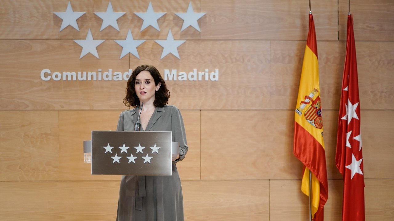 Isabel Díaz Ayuso el 19 de abril de 2020