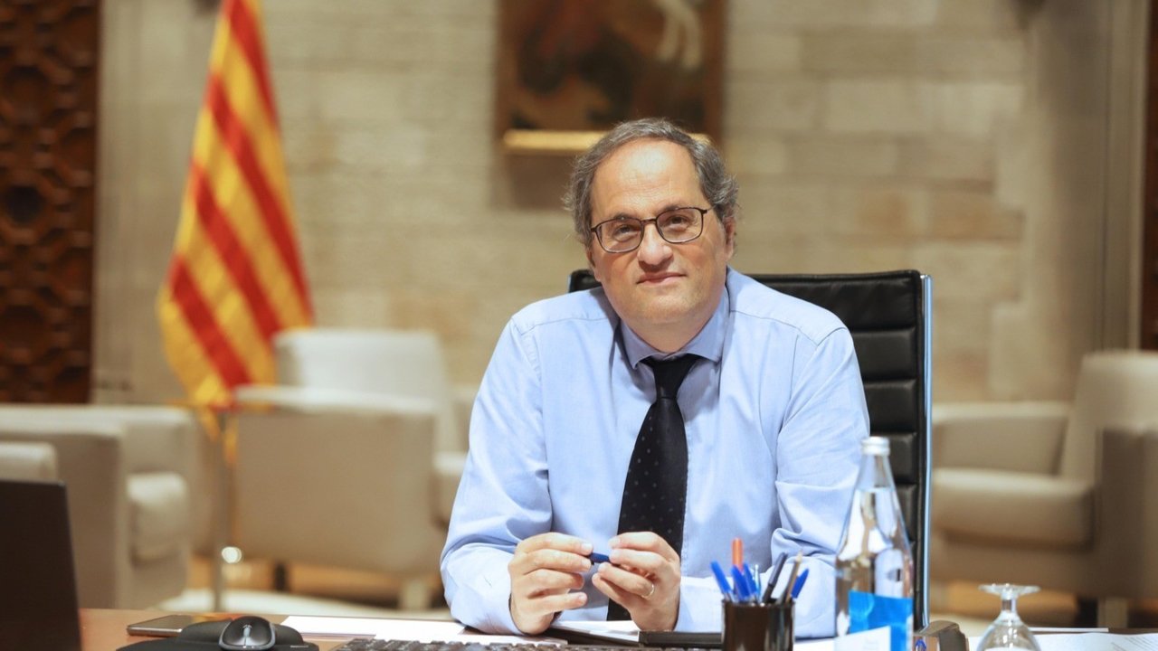 Quim Torra, presidente de la Generlitat de Cataluña.
