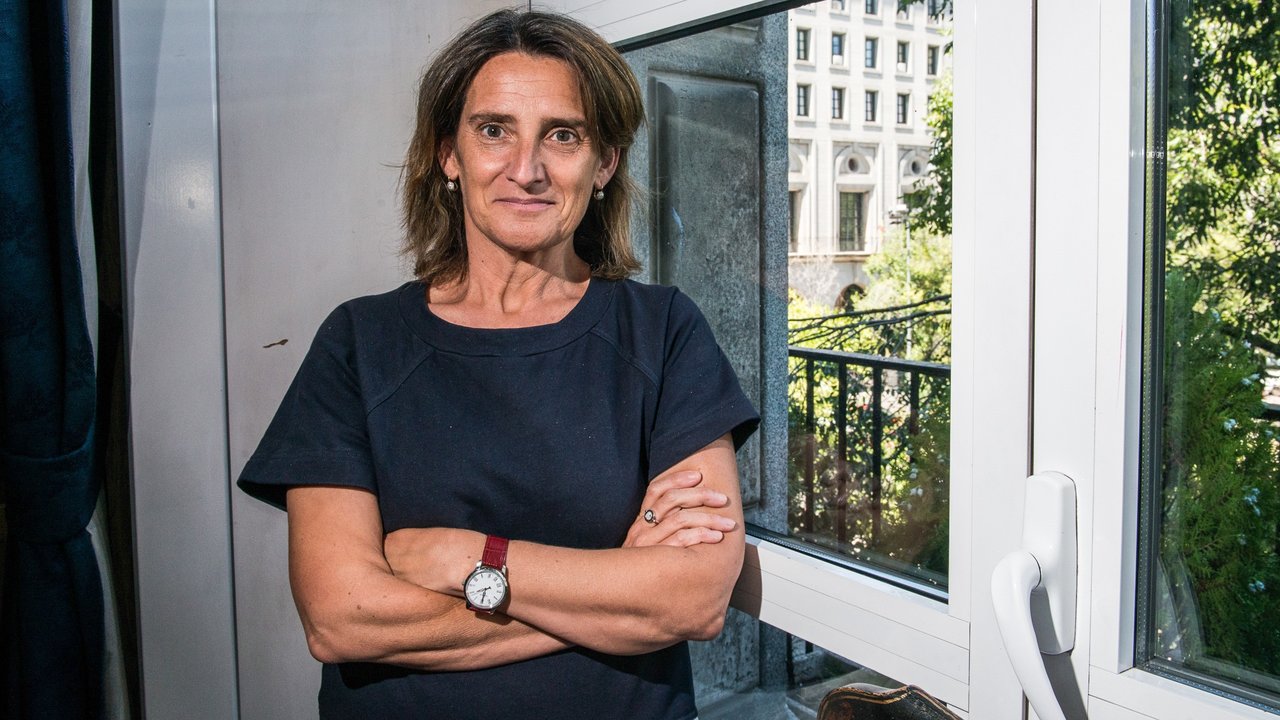Teresa Ribera, Minister for Ecological Transition, poses for the photo after an interview with Europa Press in her Ministery, on August 4, 2020 in Madrid, Spain.
