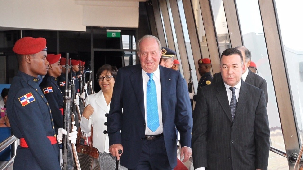 Juan Carlos I, en un viaje a República Dominicana en 2016.