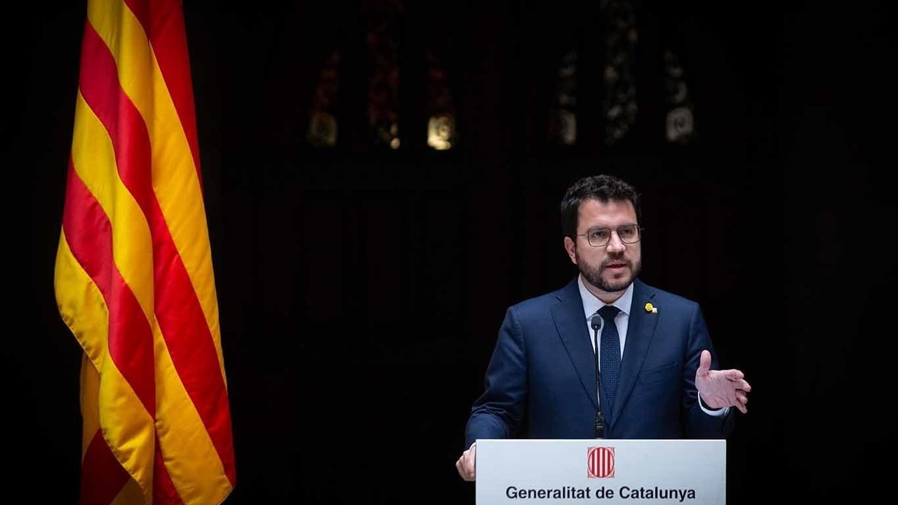 El president de la Generalitat, Pere Aragonès. 14/7/2021