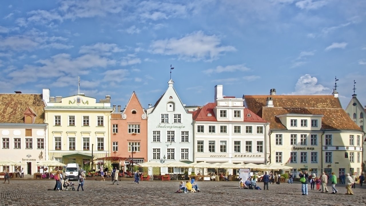 Centro histórico de Tallín, Estonia.
