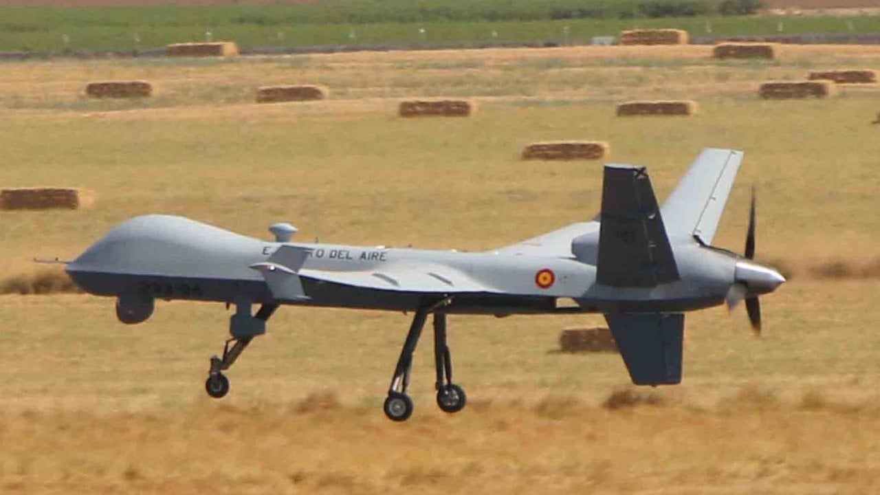 Un dron Predator del Ejército del Aire.