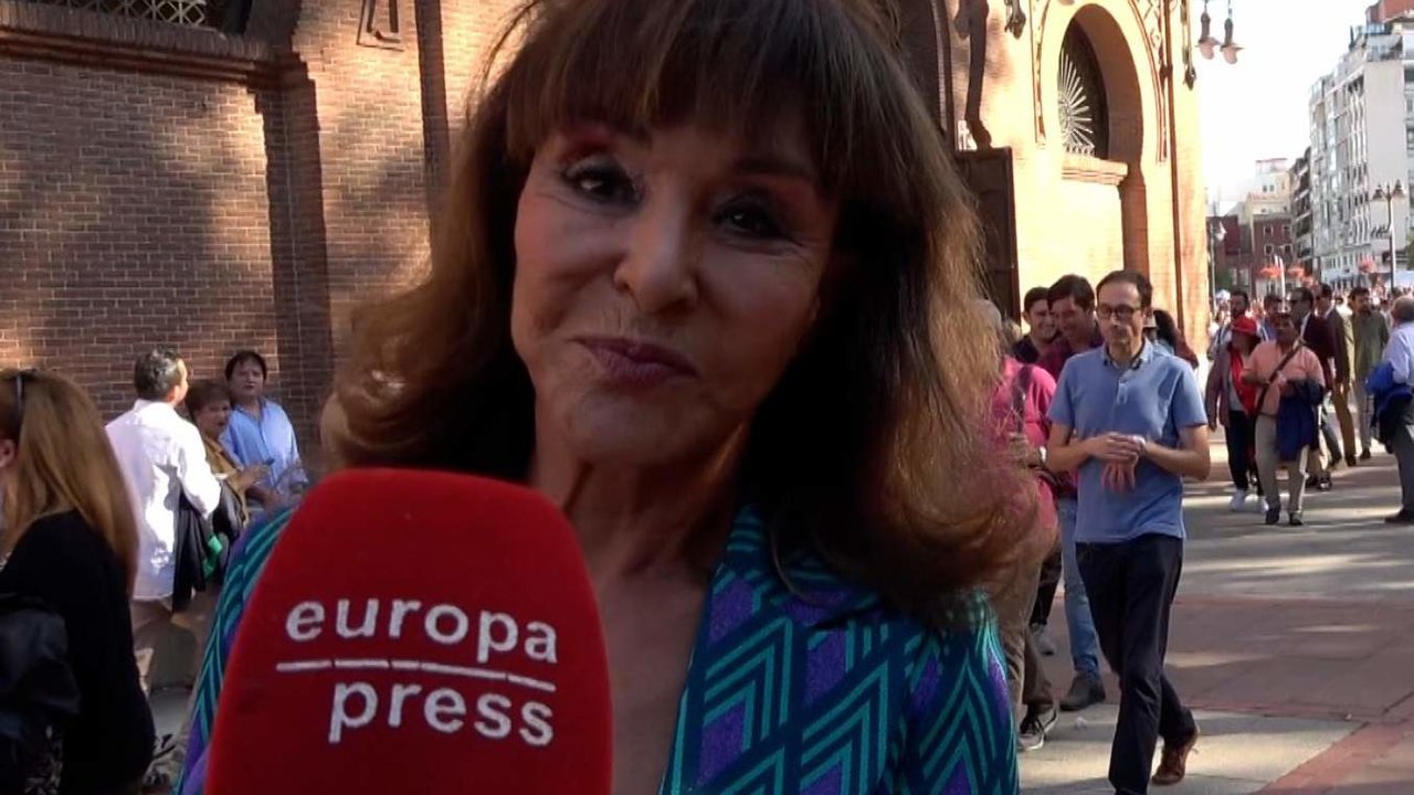 Mari Ángeles Grajal en la plaza de Toros de las Ventas en Madrid