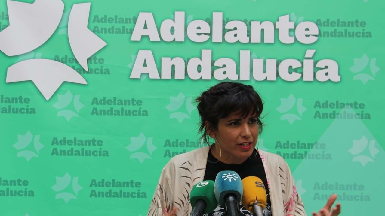 La portavoz de Adelante Andalucía, Teresa Rodríguez (Foto: Teresa Rodríguez).