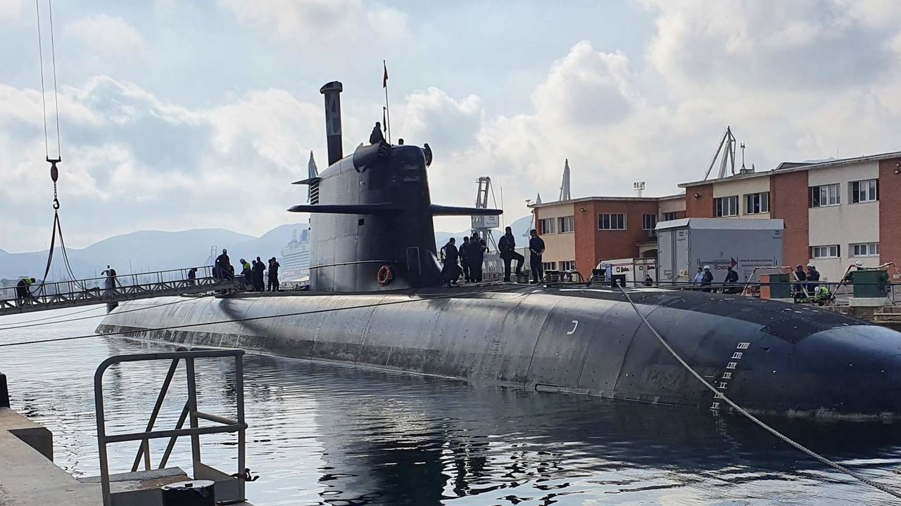 Submarino S81 Isaac Peral, trasladado al dique seco (Foto: Navantia).