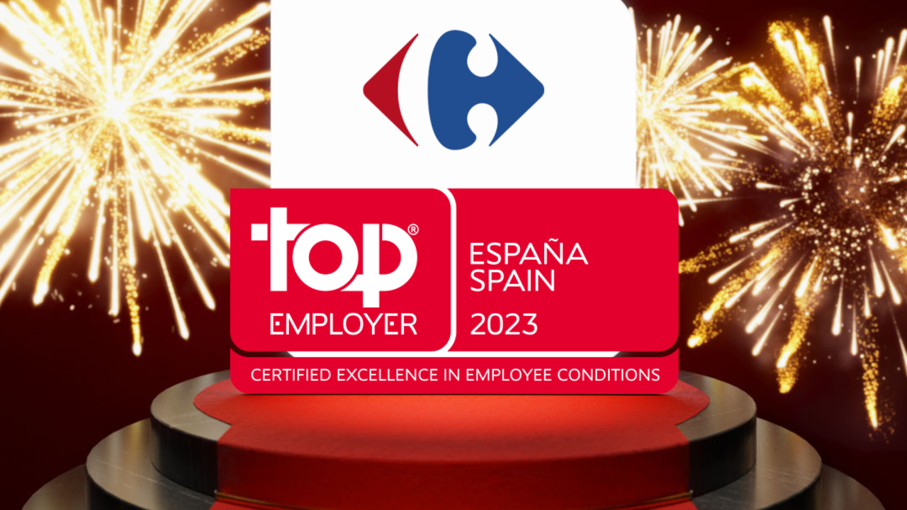 Carrefour reconocida como Top Employer 2023 en España.