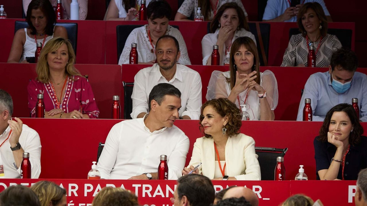 Una reunión del Comité Federal del PSOE.