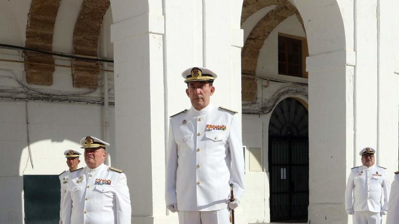 El almirante general Antonio Martorell, cuando fue nombrado AJEMA en febrero de 2021.