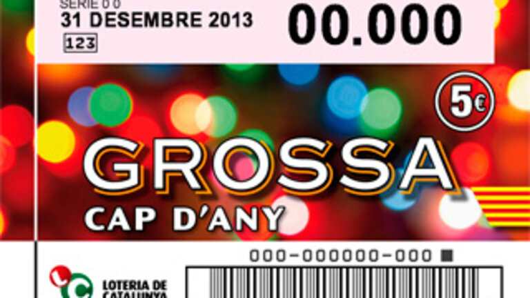 Billete de la "Grossa de Cap d'Any".