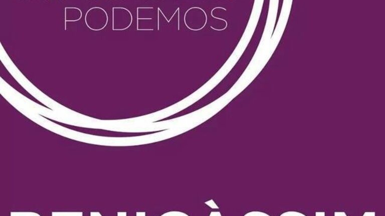 El logo del C&iacute;rculo Social de Podemos en Benic&aacute;ssim.