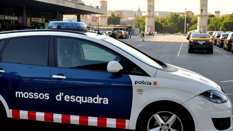 Coche patrulla de los Mossos d&rsquo;Esquadra.