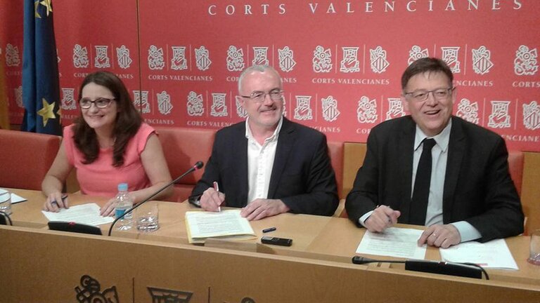 M&oacute;nica Oltra y Ximo Puig
