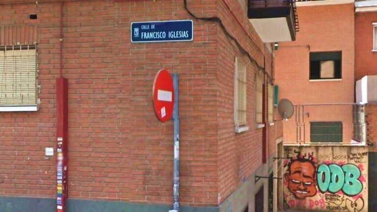 Calle Francisco Iglesias, en Madrid.