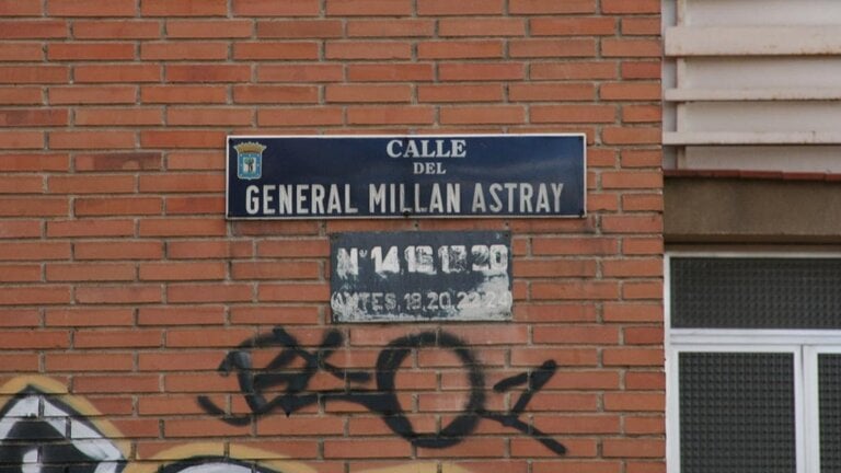 Calle General Mill&aacute;n-Astray de Madrid.