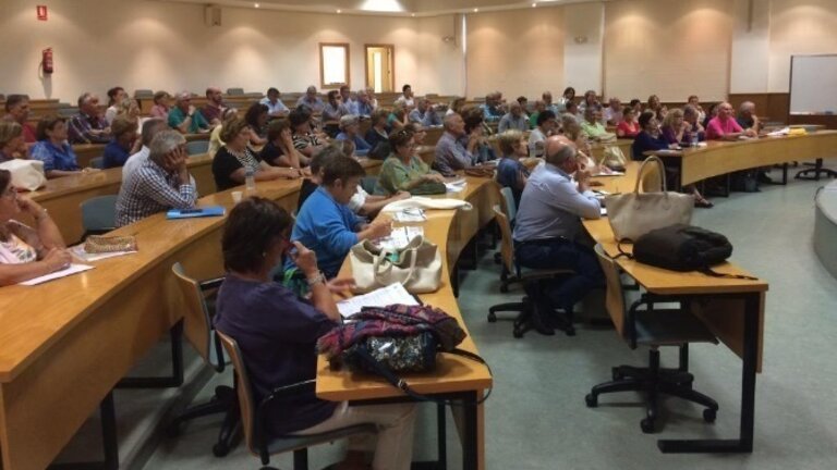 Aula de la Universidad de Mayores de la Jaume I de Castell&oacute;n.