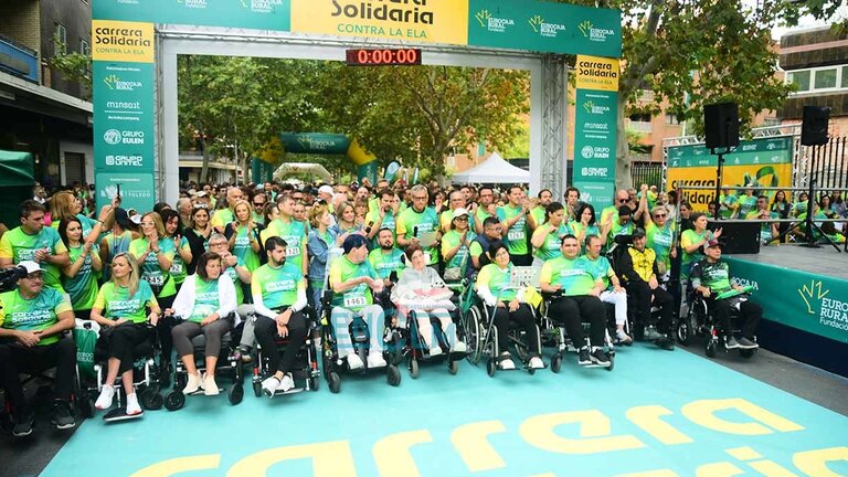 Imagen de la 'Carrera Solidaria contra la ELA'. Foto- Rebeca Arango